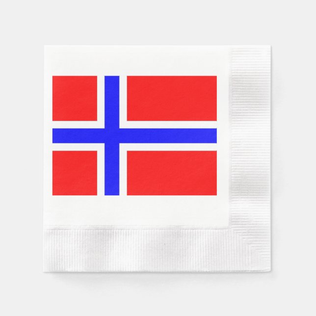 norway-flag.png paper napkins (Front)
