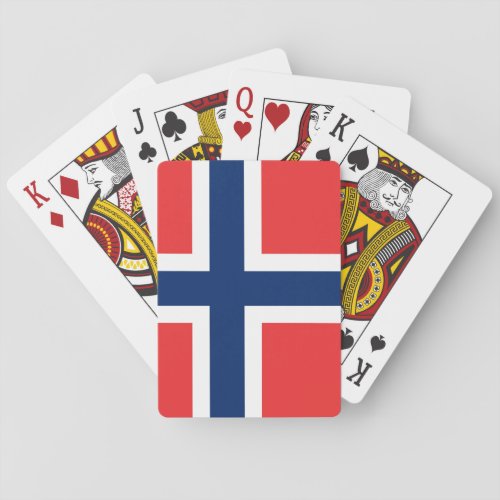 Norway Flag Poker Cards
