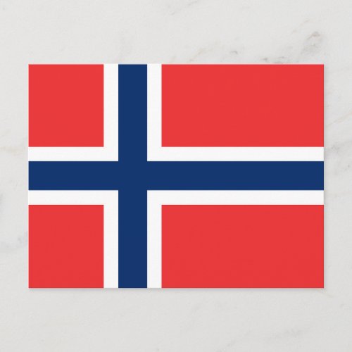 Norway Flag Postcard
