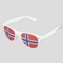 Norway Flag Retro Sunglasses