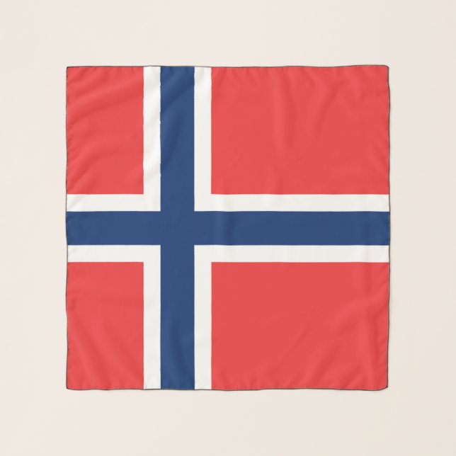 Norway Flag Scarf (Front)