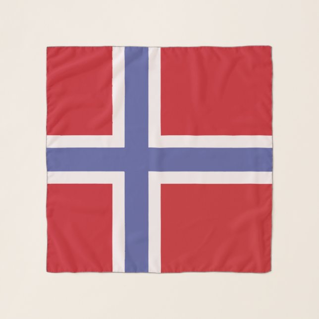 Norway flag scarf (Front)
