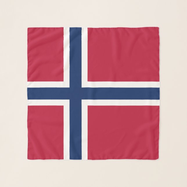 Norway Flag Scarf (Front)