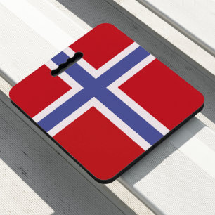 Norway flag seat cushion