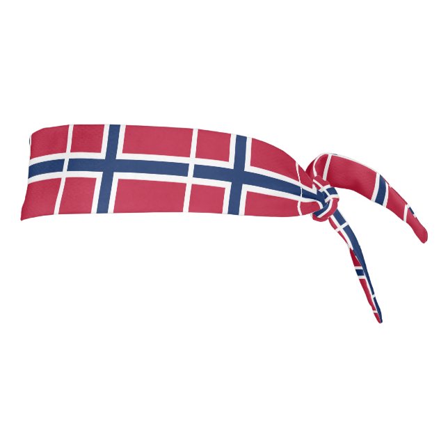 Norway Flag Tie Headband (Rotate 90)