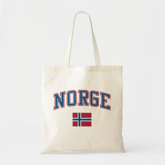 Norway + Flag Tote Bag