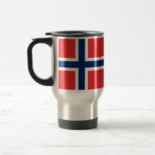 Norway Flag Travel Mug