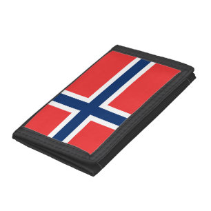 Norway Flag Tri-fold Wallet