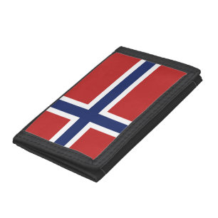 Norway Flag Trifold Wallet