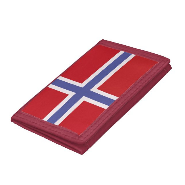 Norway flag trifold wallet (Bottom)