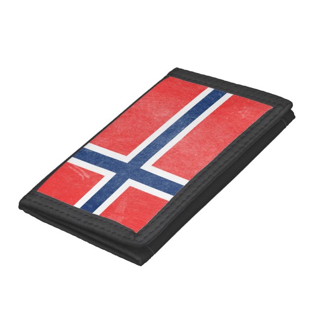 Norway Flag Trifold Wallet (Bottom)