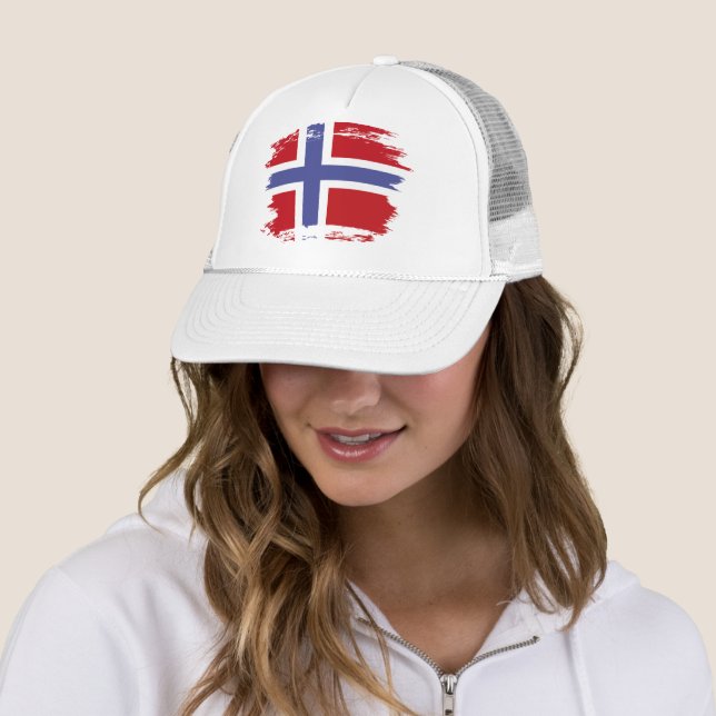 Norway flag trucker hat (In Situ)