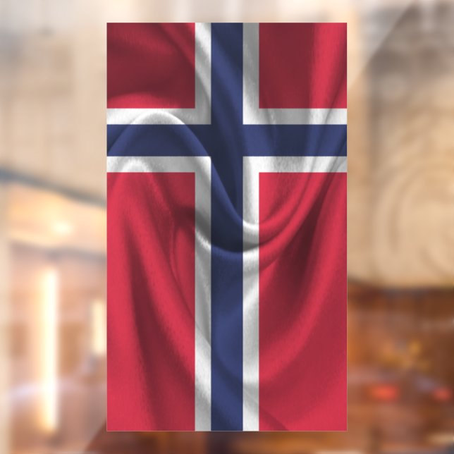 Norway Flag Window Cling (Sheet 2)