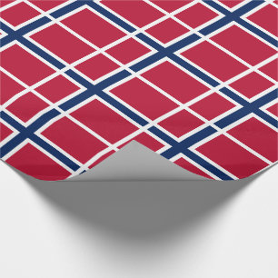 Norway Flag Wrapping Paper