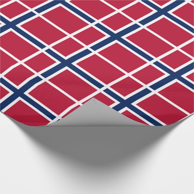 Norway Flag Wrapping Paper (Corner)