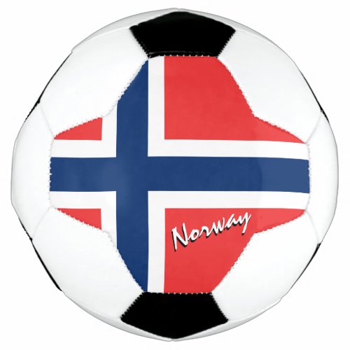 Norway Football  Norwegian Flag  Sports Soccer Ball