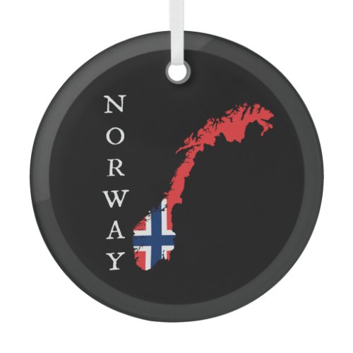 Norway Glass Ornament