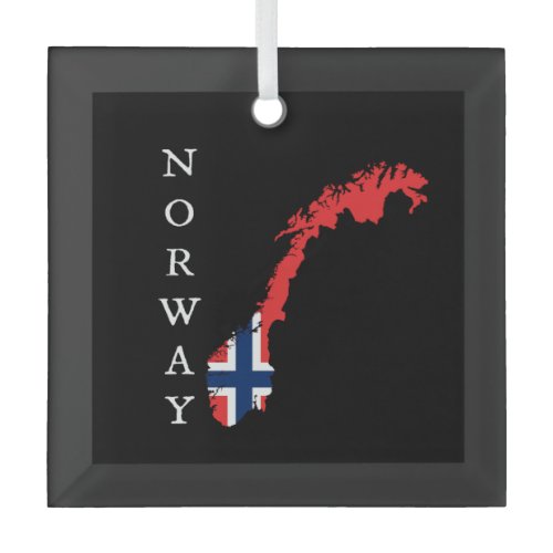 Norway Glass Ornament