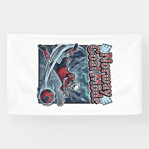 Norway Goal Mode Skeleton Striker Nations Streetwe Banner