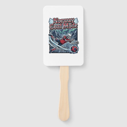 Norway Goal Mode Skeleton Striker Nations Streetwe Hand Fan