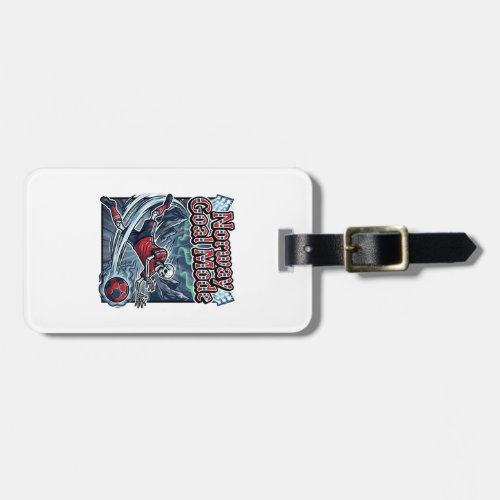 Norway Goal Mode Skeleton Striker Nations Streetwe Luggage Tag
