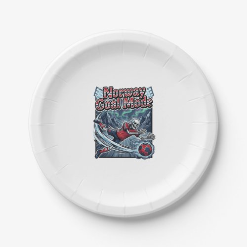 Norway Goal Mode Skeleton Striker Nations Streetwe Paper Plates