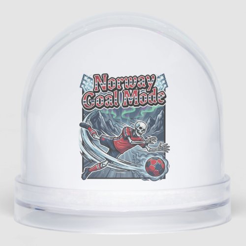 Norway Goal Mode Skeleton Striker Nations Streetwe Snow Globe