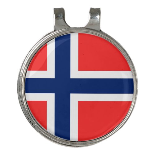 Norway Golf Hat Clip