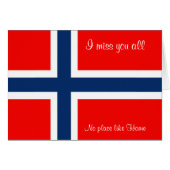 Norway greeting cards (Front Horizontal)