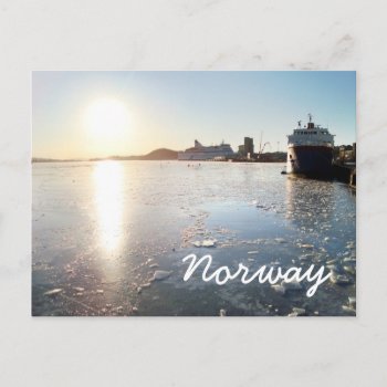 Norway Ice Postcard by Michaelcus at Zazzle