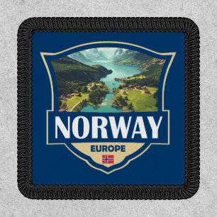 Norway Illustration Retro Badge