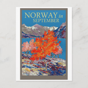 Norway in September Postcard