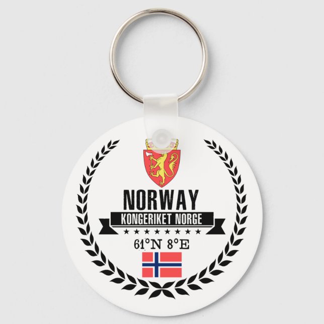Norway Keychain (Front)