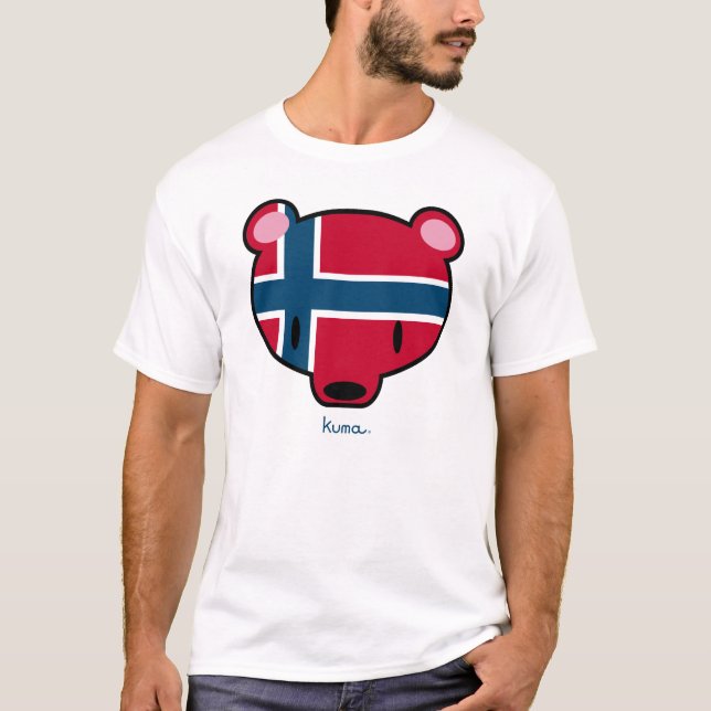 Norway kuma-chan T-Shirt (Front)