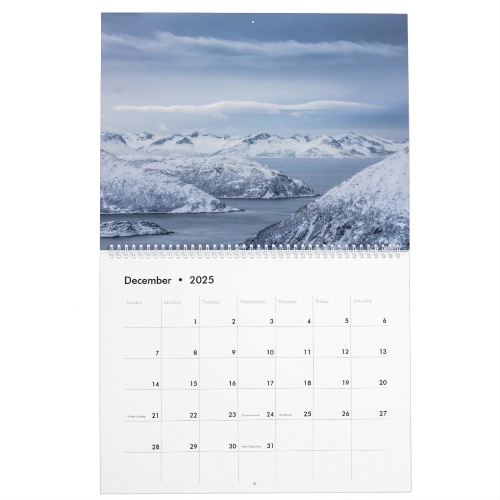 Discover Norway Landscape 2024 Calendar