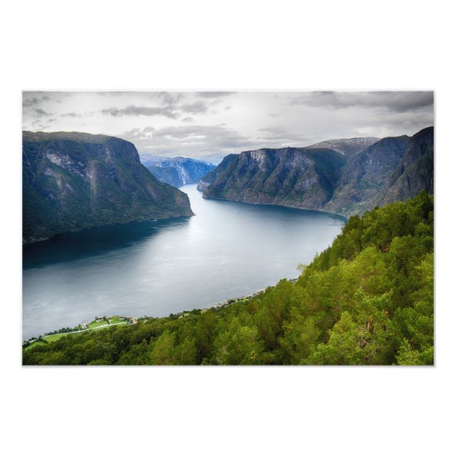Norway landscape photo print (Front)