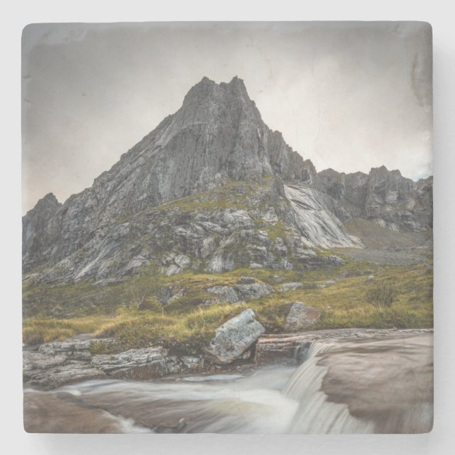 Norway Landscape photograph Stone Coaster (Front)