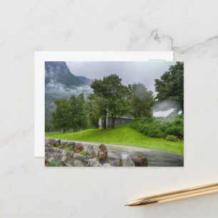 Norway landscape postcard