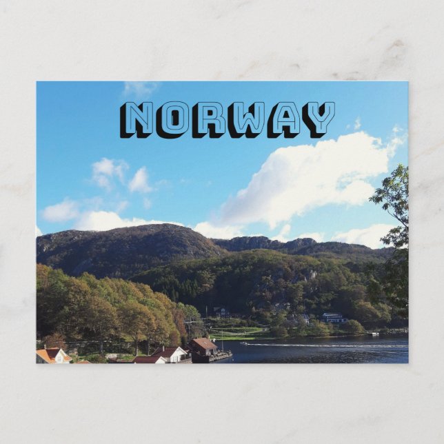 Norway Landscape Postcard (Front)