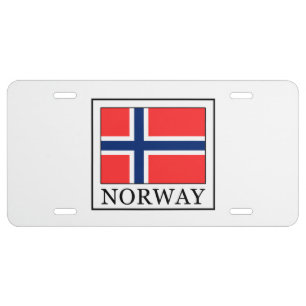 Norway License Plate