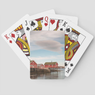 Norway Lofoten Fishing Village Poker Cards
