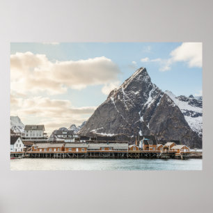 Norway Lofoten Fishing Village Poster