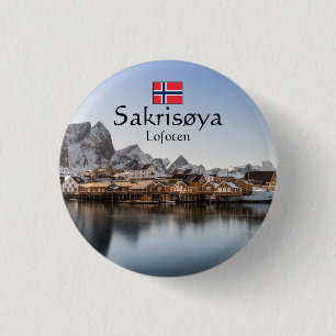 Norway Lofoten Islands Button