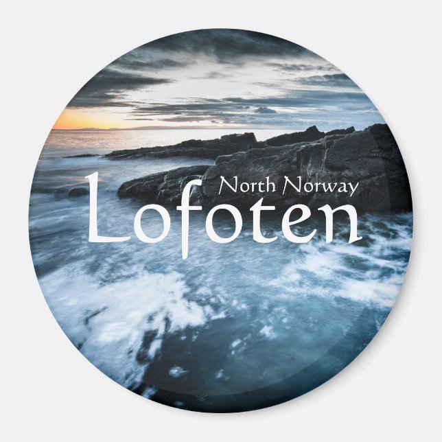 Norway Lofoten Islands Magnet (Front)