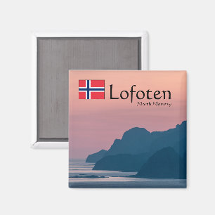 Norway Lofoten Landscape Magnet