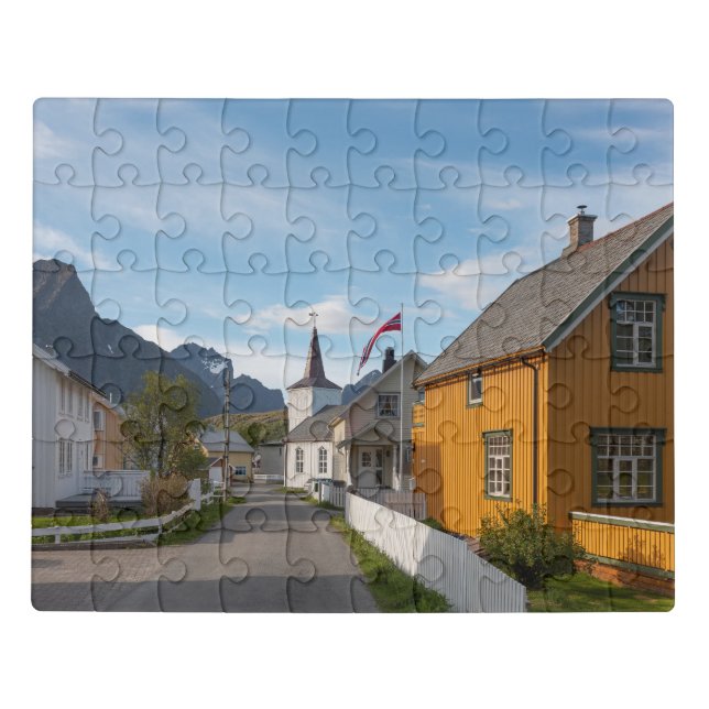 Norway Lofoten Reine Jigsaw Puzzle (Puzzle Horizontal)