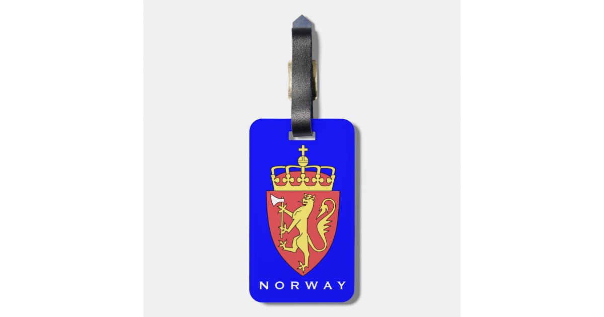 Norway Luggage Tag bagasje Tag Zazzle