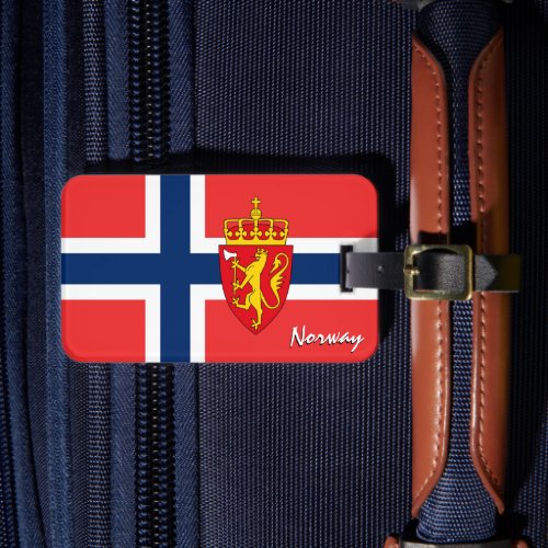 Norway Luggage Tags patriotic Norwegian Flag Luggage Tag