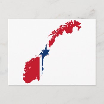Norway Map Postcard by Shirtuosity at Zazzle
