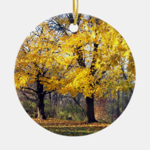 Norway Maples Ceramic Ornament